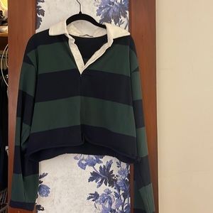 BRANDY MELVILLE XS RUGBY TOP SUPER CUTE!